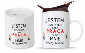Dla Sołtysa Zestaw Kubek + Skarbonka Prezent