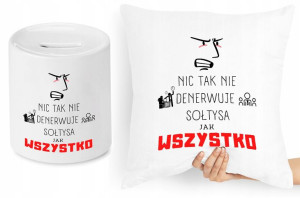 Dla Sołtysa Zestaw Poduszka + Skarbonka Prezent