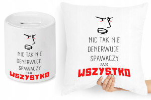 Dla Spawacza Zestaw Poduszka + Skarbonka