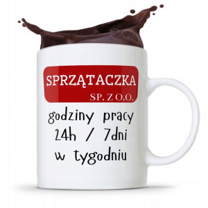 Dla Sprzątaczki Kubek Sprzątaczka Sp. Z O.o.