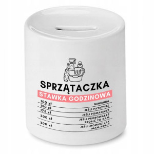 Dla Sprzątaczki Skarbonka Na Prezent Urodziny