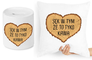 Dla Stolarza Zestaw Poduszka + Skarbonka Prezent