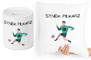 Dla Syna Zestaw Poduszka + Skarbonka Prezent