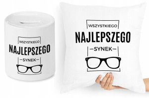 Dla Syna Zestaw Poduszka + Skarbonka Prezent