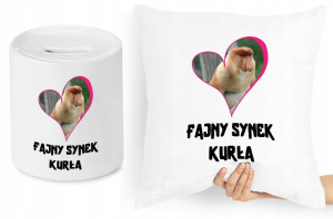 Dla Syna Zestaw Poduszka + Skarbonka Prezent
