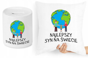 Dla Syna Zestaw Poduszka + Skarbonka Prezent