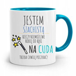 Dla Szachisty Kubek Błękitny Prezent Na Urodziny