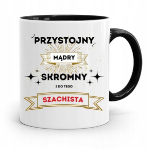 Dla Szachisty Kubek Czarny Na Prezent Na Urodziny