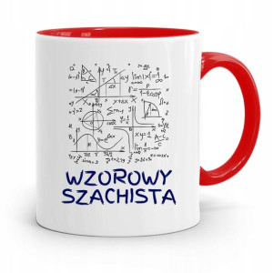 Dla Szachisty Kubek Czerwony Prezent Na Urodziny