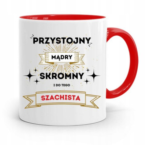 Dla Szachisty Kubek Czerwony Prezent Na Urodziny