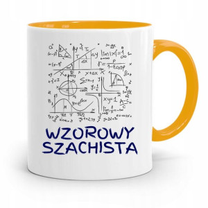 Dla Szachisty Kubek Żółty Na Prezent Na Urodziny