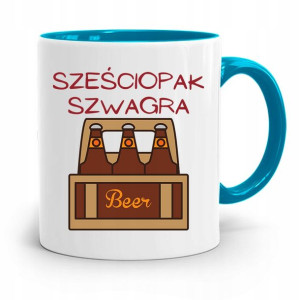 Dla Szwagra Kubek Błękitny Na Prezent Na Urodziny