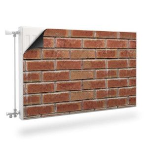 Maskownica MAGNETYCZNA Na Kaloryfer Ceglana Ściana Efekt 3D 110cm x 60cm