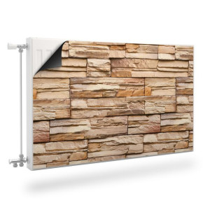 Maskownica MAGNETYCZNA Na Kaloryfer Kamień Łupek Efekt 3D 80cm x 60cm