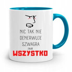Dla Szwagra Kubek Błękitny Na Prezent Na Urodziny