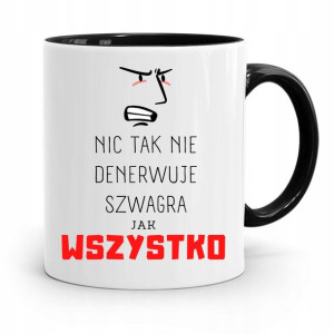 Dla Szwagra Kubek Czarny Na Prezent Na Urodziny