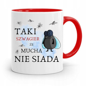 Dla Szwagra Kubek Czerwony Na Prezent Na Urodziny