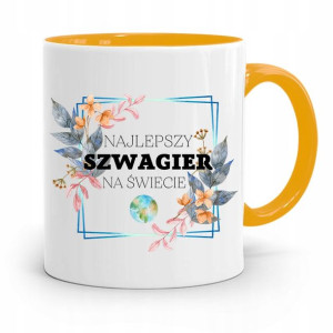 Dla Szwagra Kubek Żółty Na Prezent Na Urodziny