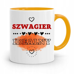 Dla Szwagra Kubek Żółty Na Prezent Na Urodziny