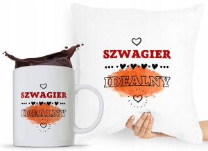 Dla Szwagra Zestaw Poduszka + Kubek Prezent
