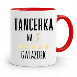 Dla Tancerki Kubek Czerwony Na Prezent Na Urodziny