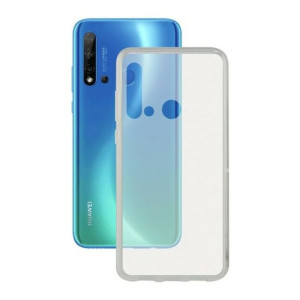 Pokrowiec na Komórkę Huawei Nova 5i KSIX Flex Przezroczysty