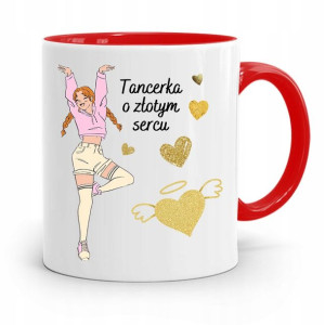 Dla Tancerki Kubek Czerwony Na Prezent Na Urodziny