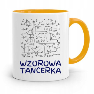 Dla Tancerki Kubek Żółty Na Prezent Na Urodziny