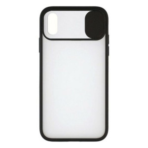 Pokrowiec na Komórkę iPhone X/XS KSIX Duo Soft Cam Protect Czarny