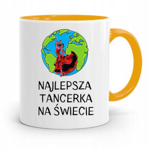 Dla Tancerki Kubek Żółty Na Prezent Na Urodziny