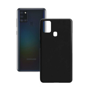 Pokrowiec na Komórkę Samsung Galaxy A21s Contact Silk TPU Czarny