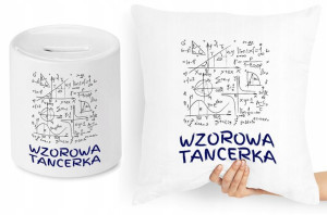Dla Tancerki Zestaw Poduszka + Skarbonka Prezent