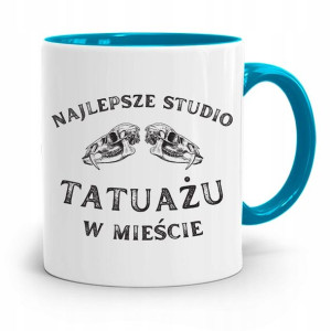 Dla Tatuażystki Tatuażysty Kubek Błękitny Prezent