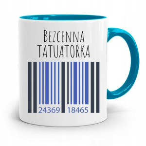 Dla Tatuażystki Tatuażysty Kubek Błękitny Prezent