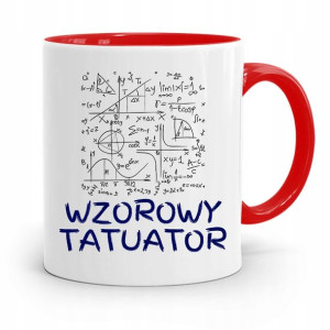 Dla Tatuażystki Tatuażysty Kubek Czerwony Prezent