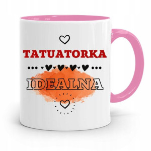 Dla Tatuażystki Tatuażysty Kubek Różowy Na Prezent