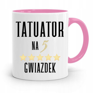 Dla Tatuażystki Tatuażysty Kubek Różowy Na Prezent