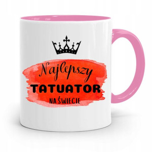 Dla Tatuażystki Tatuażysty Kubek Różowy Na Prezent