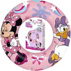 Minnie Koło Kółko Dmuchane do Pływania na Basen 3+
