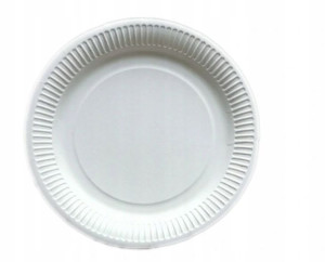 100 Talerze Plastikowe 22 Cm naczynia Jednorazowe