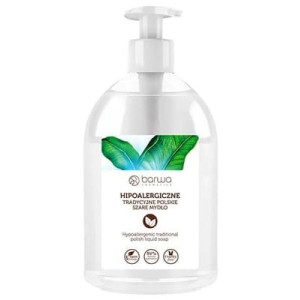 Barwa Naturalna, hipoalergiczne szare mydło w płynie, 500 ml