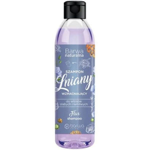 Barwa Naturalna, Lniany szampon wzmacniający, 300 ml