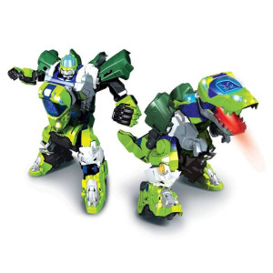 Robot Vtech Switch&Go Dinos Kolor Zielony Dinozaur 2 w 1 Zdalnie sterowany