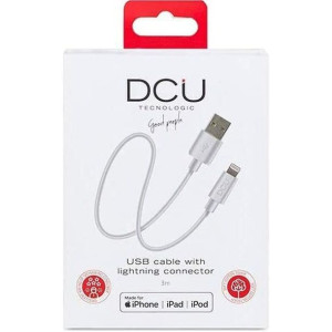 Kabel USB do iPada/iPhone'a DCU 3 m Biały