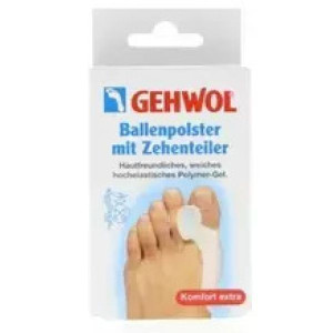 Gehwol Ballenpolster mit Zehenteiler, nakładka żelowa na paluch, 1 szt.