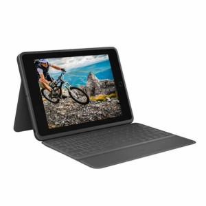 Pokrowiec na iPada + Klawiatura Logitech Rugged Folio Czarny 10,2"