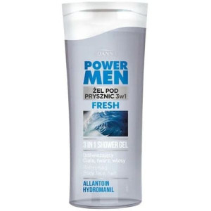Joanna Power Men Fresh, żel pod prysznic 3w1, 100 ml