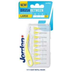 Jordan Brush Between, szczoteczki międzyzębowe L, 10 szt.