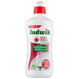Ludwik, płyn do naczyń, granat  i werbena, 450 ml