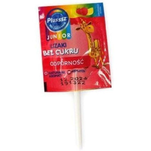 Plusssz Junior Odporność, lizak bez cukru, 1 szt.